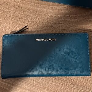 Michael Kors Teal Wallet